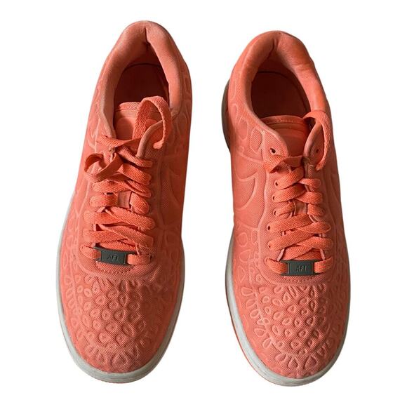 Nike Air Force 1 Upstep SE Atomic Pink Quilted Low Womens US 7.5 844877-600 - Picture 10 of 12